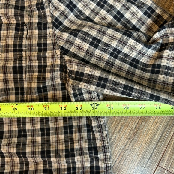 Carhartt Shirt Mens XL Brown Plaid Relaxed Fit Long Sleeve Button Down Workwear - Picture 6 of 7